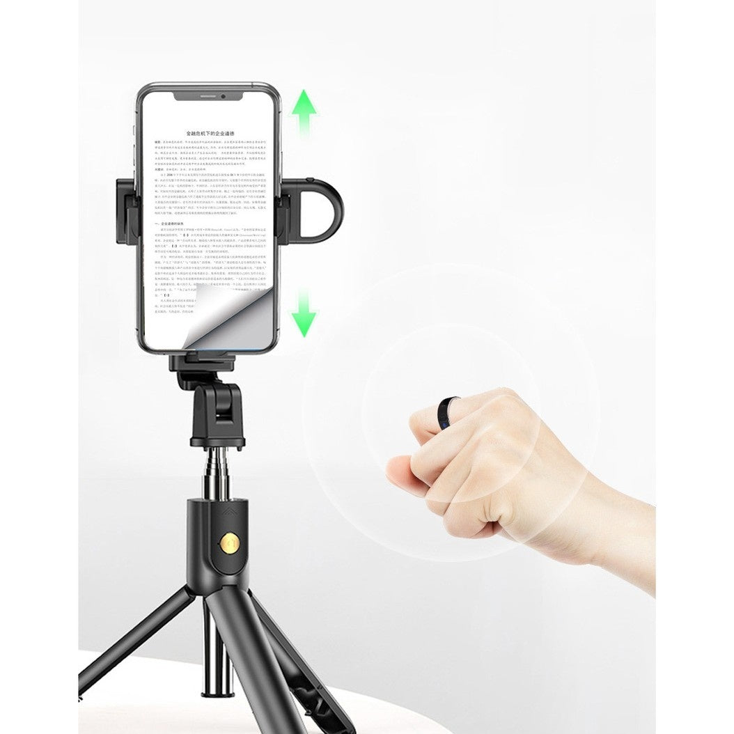 AI Smart Ring with Voice Control – E-Book Flip & Wearable Reader