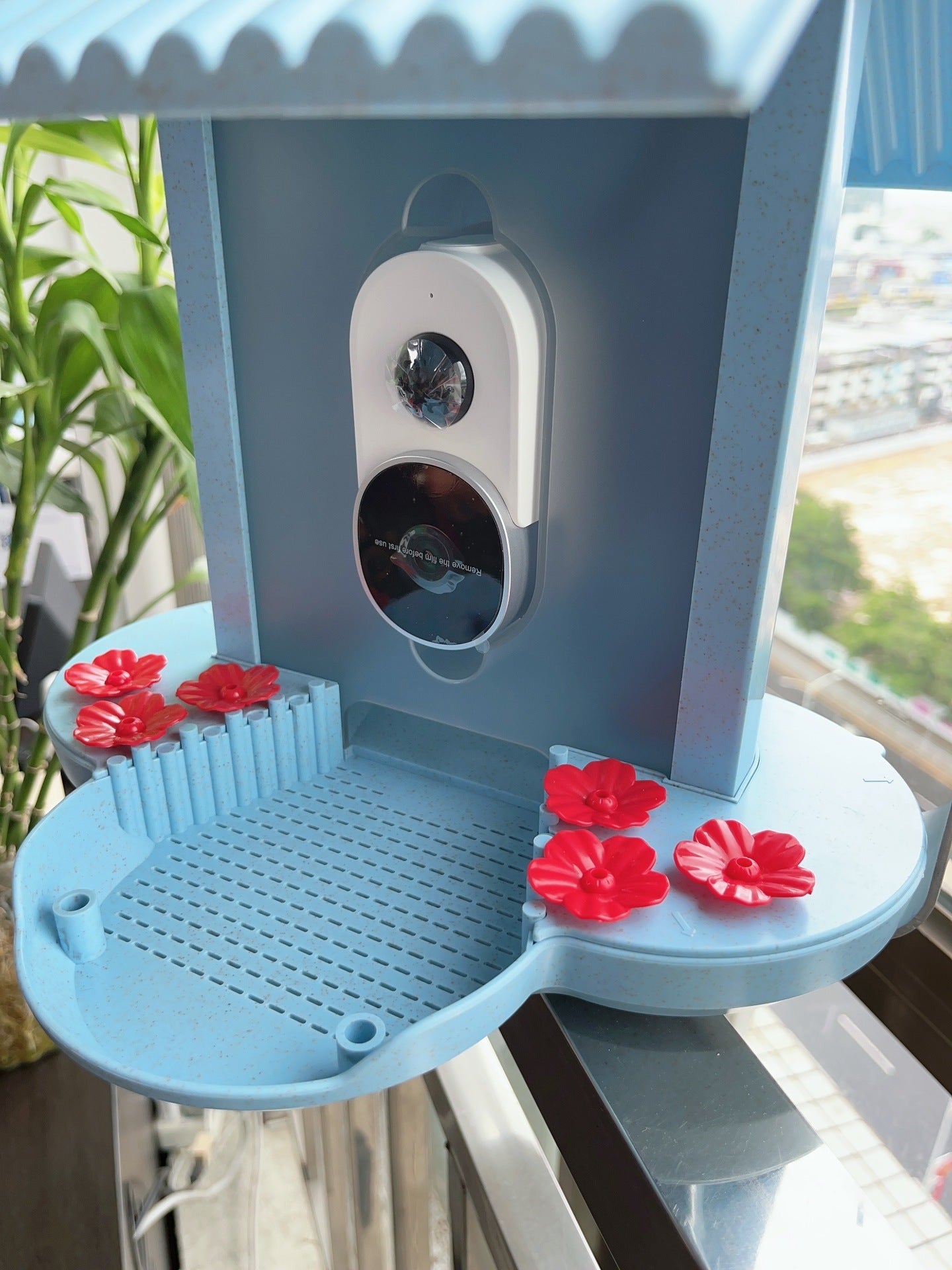 AI Smart Bird Feeder – 160° Wide Angle Camera with Bird Identification