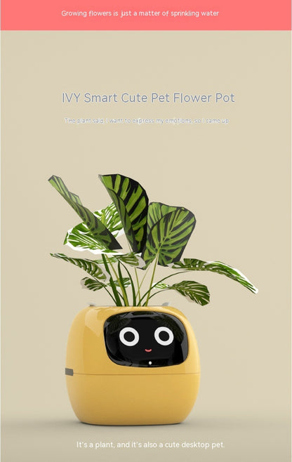 AI Smart Planter – 49+ Facial Expressions, 7 Sensors & Interactive Plant Care