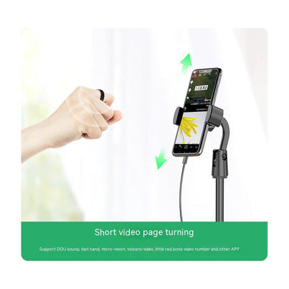 AI Smart Ring with Voice Control – E-Book Flip & Wearable Reader