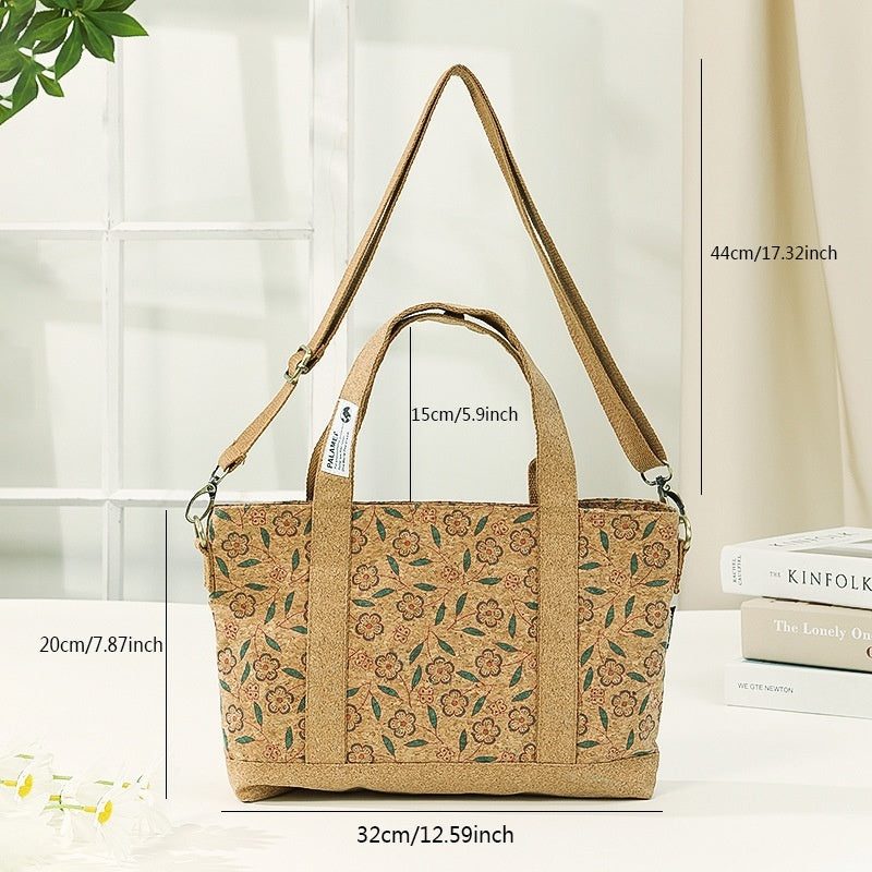 Sustainable Cork Tote Bag – Eco Crossbody Style, Lightweight & Durable