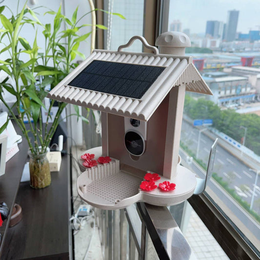 AI Smart Bird Feeder – 160° Wide Angle Camera with Bird Identification