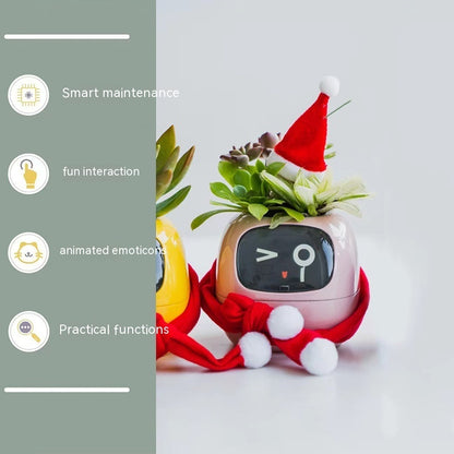 AI Smart Planter – 49+ Facial Expressions, 7 Sensors & Interactive Plant Care