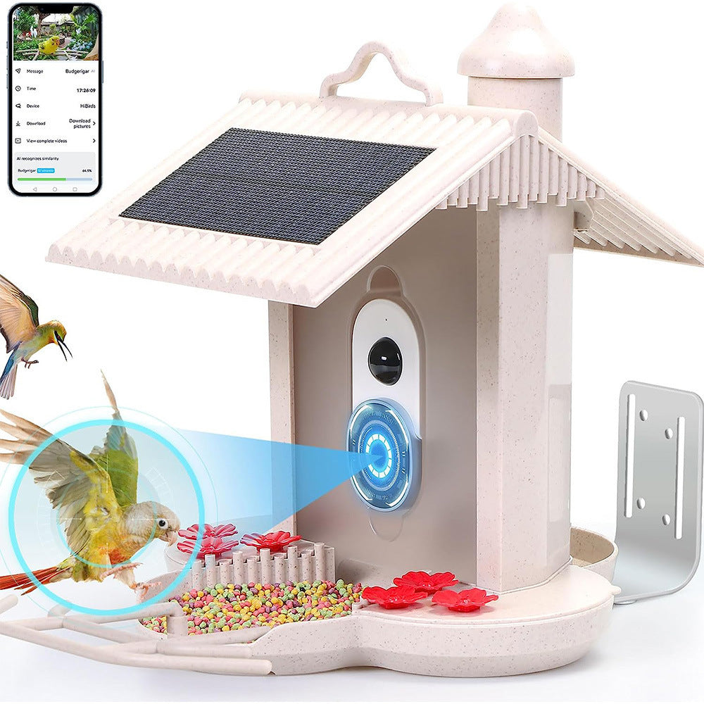 AI Smart Bird Feeder – 160° Wide Angle Camera with Bird Identification