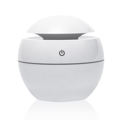 Eco-Friendly Mini Mushroom Humidifier – Ultrasonic, Wood Grain & Silent Operation