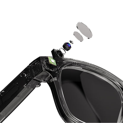 AI Smart Glasses with HD Camera – Strap-On Design, Anti-Shake Video Shooting